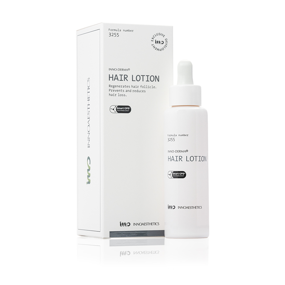 Lotion shop in hair