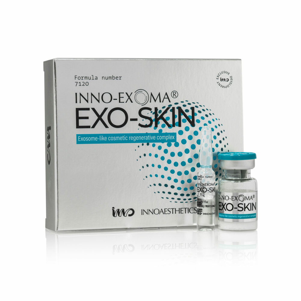 INNO-EXOMA EXO-SKIN box, vial and ampoule