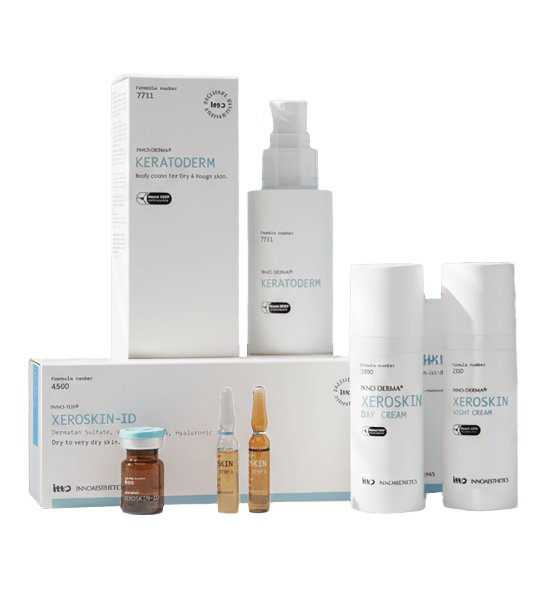 Xeroskin professional protocol and home-care products